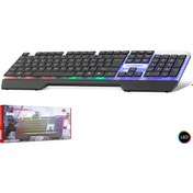 Resim Hadron HD868 Q Oyuncu Işıklı Kablolu Klavye 