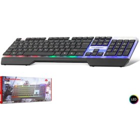 Resim Hadron HD868 Q Oyuncu Işıklı Kablolu Klavye 