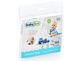 Resim Babyjem Bebek Çamaşır Yıkama Torbası 46X36 cm 1 Adet Beyaz (3 Adet) 