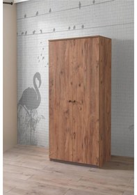 Resim Ekonomik 2 Kapılı Gardırop Elbise Dolabı 80x53x180cm 