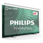Resim Bestekran Philips 65" Inç 65pus7502 Tv Ekran Koruyucu 165 Ekran 4k-8k Smart Kırılmaz Paneli 