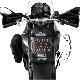 Resim Forte Gt 70652 Adventure Motosiklet Depo Üstü Çanta 10 Litre Siyah Turuncu 