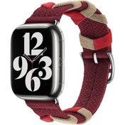 Resim Watch 42mm Uyumlu CLO- KRD-97 Sarmal Örgü Tasarımlı Kordon 
