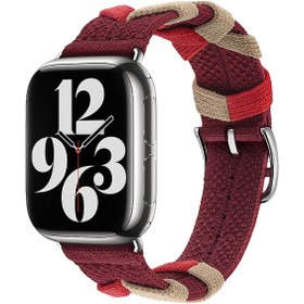 Resim Watch 42mm Uyumlu CLO- KRD-97 Sarmal Örgü Tasarımlı Kordon 