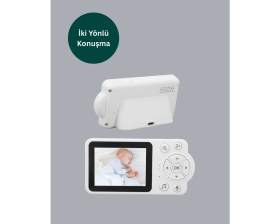 Resim Zero Land Muratech 2.8 Inç Ekranlı Bebek Kamerası Gece Görüşlü ve Sesli Iletişim 