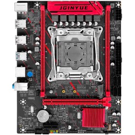 Resim Jginyue X99m-h D4 Ddr4 2666 Mhz M.2 Nvme 2011-3 Soket M-atx X99 Anakart 