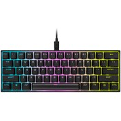 Resim CORSAIR KEYBOARD CH-9194010-TR K65 RGB MINI 60 Mechanical Gaming Keyboard — CHERRY MX Red — Black CORSAIR KEYBOARD CH-9194010-TR K65 RGB MINI 60 Mechanical Gaming Keyboard — CHERRY MX Red — Black