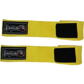 Resim Dragondo 83822 Elite Elastik 5 Metre Bandaj Sarı Boks Bandajı Sarı 