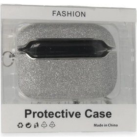 Resim İlkyaz Fashion Apple Airpods 3 (3.nesil) Spell Simli Kılıf - Gümüş 