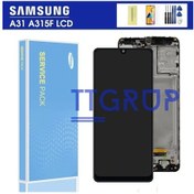 Resim Samsung A31 A315F Lcd Ekran Full Dokunmatik Servis Çıtalı 