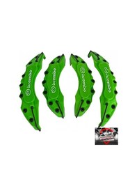 Resim Yeşil Brembo 4'lü Kaliper Seti Kabartmalı 