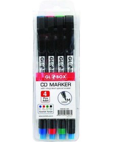 Resim GLOBOX CD KALEMİ M 4 LÜ KARIŞIK RENKLİ 1007 