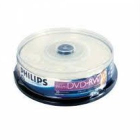 Resim Philips Phılıps Mini Dvd-rw 1.4gb 30mın 1-2x 10lu Cakebox 