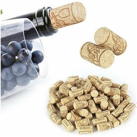 Resim 100 Adet Şarap Şişe Ve Yağdanlık Mantarı Çap:23.5 MM Boy:38 MM 