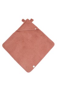 Resim Tiny Bear Organik Pamuk Bebek Kundak Kiremit 75x75 cm - Kiremit / 75x75 