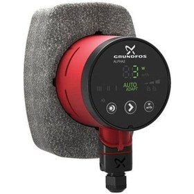 Resim Grundfos Alpha2 25-60 180 Mm 25-40.000 Kazan İçin Frekans Konvertörlü Sirkülasyon Pompası 6mss 3.4m³/h 