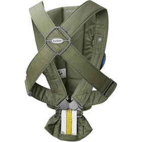 Resim BabyBjörn Kanguru Mini Woven Dark Green 