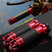 Resim Motosiklet Direksiyon Kavrama - 7/8" CNC Alüminyum Alaşım, Dönebilen, Çoklu Renk Seçenekleri, Sokak ve Yarış Bisikletleri için Dayanıklı Kauçuk 