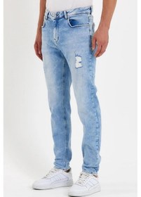 Resim Ltb Eddard Mullen Wash Erkek Jean Pantolon Mavi 
