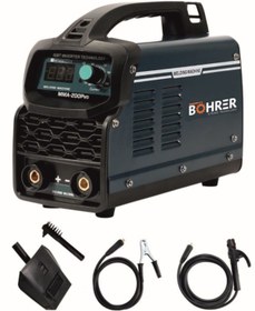 Resim BÖHRER Elektrikli 200 Amper Mma Yeni Nesil Pfc Teknoloji Inverter Kaynak Makinesi 2 Yıl Garantili 