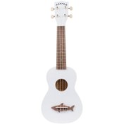 Resim Kala Makala Shark Soprano Ukulele (Beyaz) 