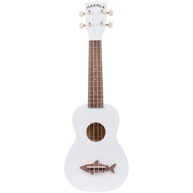 Resim Kala Makala Shark Soprano Ukulele (Beyaz) 