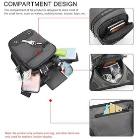 Resim Lemestar Motosiklet Bacak Çantası, Dış Mekan Su Geçirmez, Bisiklet Ve Seyahat İçin Oxford Kumaş, Gri Renk Gri 