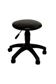 Resim Clk Home Ofis Büro Döner Tekerlekli Çalışma Kasiyer Hekim Ayarlı Tabure Sandalyesi Siyah Siyah 