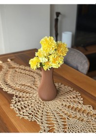 Resim Sora Bohem Vazo Kahverengi 