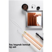 Resim Skygo ModaCar Saç Boncuk Uzatma Keratin Tığı Misina Seti 
