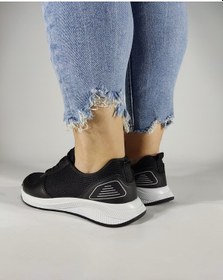 Resim Unisex Siyah Spor Ayakkabı Siyah 