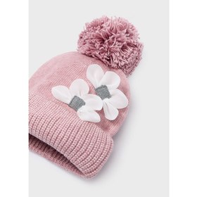Resim Mayoral Kışlık Kız Örme Atkı Bere Eldiven Üçlü Set Pembe - Pembe / 4 Yaş 