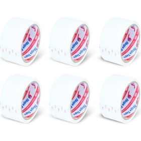 Resim Nuga 45 mm x 40 mt Beyaz Koli Bandı 6 Adet 