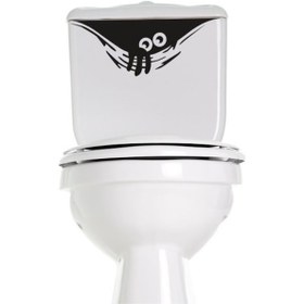 Resim Wc Klozet için Komik Sticker Yapıştırma Model2 