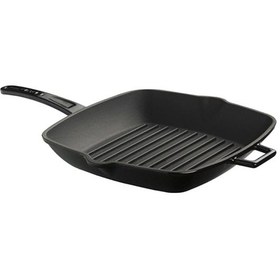 Resim Lava Grill Tava 26*26 Metal Saplı Siyah 