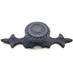 Resim Antika Tarz Dekoratif Pirinç Çizgili Düğme - 25x80 Mm, Oksit Çok Renkli 