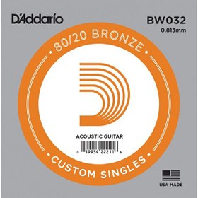 Resim D'Addario BW032 Akustik Gitar Tek Tel 