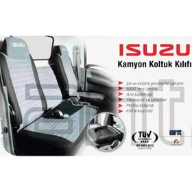 Resim Isuzu Npr75 Koltuk Kilifi (Gri-Siyah)2017 Kafaliklar Sökülen 439676701 