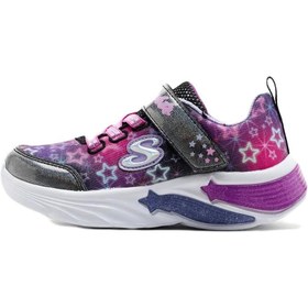 Resim Skechers 302324N BKMT Star Sparks Kız Çocuk Spor Ayakkabı 