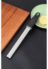 Resim Rocco Uzun Limon Peynir Sarımsak Rendesi, Uzun Rende, Pratik Uzun El Rendesi Çelik 