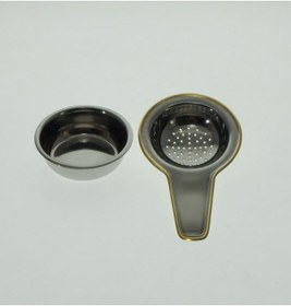 Resim Narin Paslanmaz Çelik Gold Kenarlı Çay Süzgeci A15111 Süzgeç 