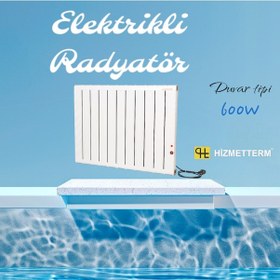 Resim Elektrikli Radyatör 600 Watt Az Enerji Tüketimli Hizmewtterm 