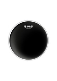 Resim Evans TT08CHR 8" Black Chrome Clear Tom Derisi 