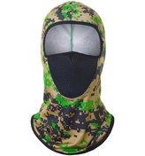 Resim Butu Nefes Alabilir Örgü Açık Hava Aktiviteleri İçin Güneş Koruma Boyun Körüğü Kamuflaj Yeşil 