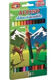 Resim Alpino Çift Yönlü 24 Renk Kuru Boya Al-169-0879 