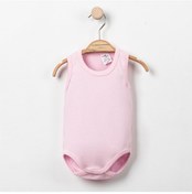 Resim Bebek Basic Atlet Kol Çıtçıtlı Badi-pembe Pembe 
