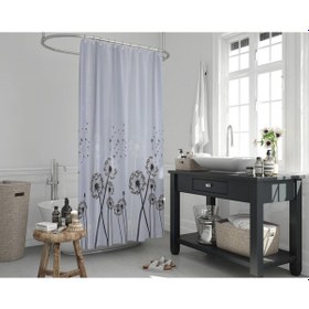 Resim Zethome Jackline Banyo Duş Perdesi 2200 Tek Kanat 1x240X200 Gri 