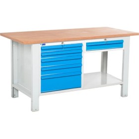 Resim Star Çelik Atölye Çalışma Tezgahı (1600X720X830-930 Mm) 