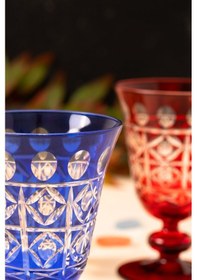 Resim Mest 6 Renk Ayaklı El Işçiliği Kahve Yanı Su Bardağı Seti 6 Kişilik 200 Cc Şık Ve Zarif Tasarım 6 Renk 