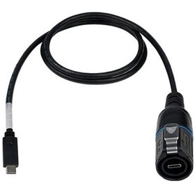 Resim Lp16-typec-mp-mp-1m-002 Su Geçirmez Type C 3.1 Erkek Konnektör - 1m Kablo 